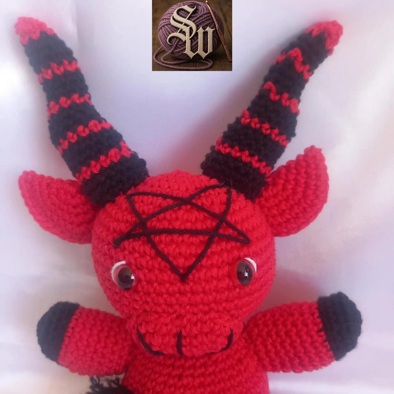 Baphomet rood & zwart – photo 2
